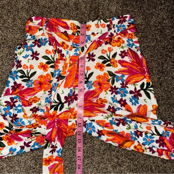 Joie floral Linen/Rayon blend pants size 2 - Picture 3 of 8